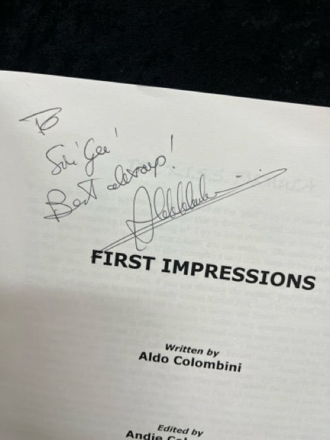 First Impressions - Aldo Colombini - SIGNED