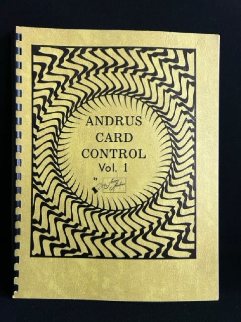 Andrus Card Control, Vols. 1 & 2 - Jerry Andrus - SIGNED