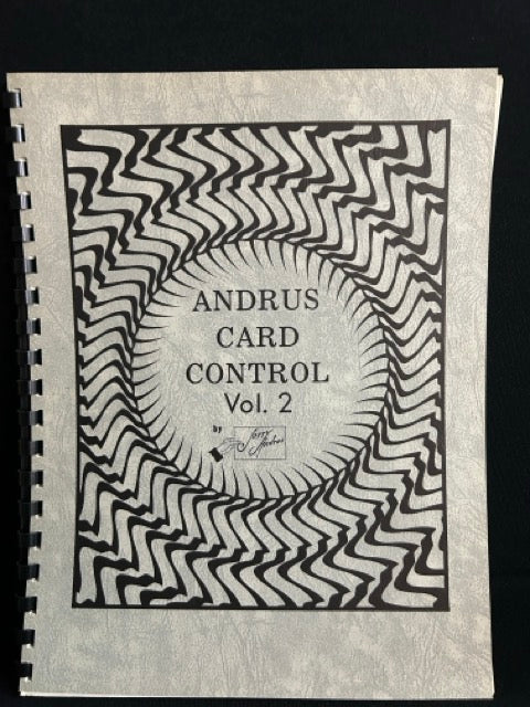 Andrus Card Control, Vols. 1 & 2 - Jerry Andrus - SIGNED