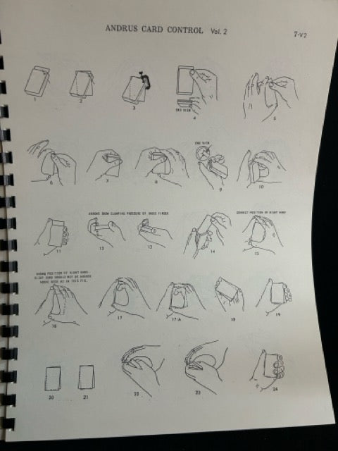 Andrus Card Control, Vols. 1 & 2 - Jerry Andrus - SIGNED