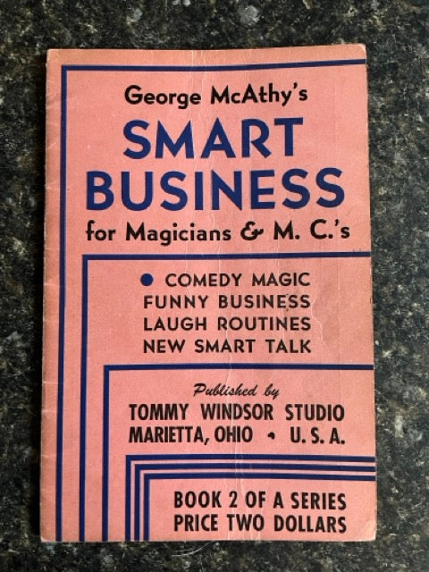 Smart Business for Magicians & M.C.'s - George McAthy