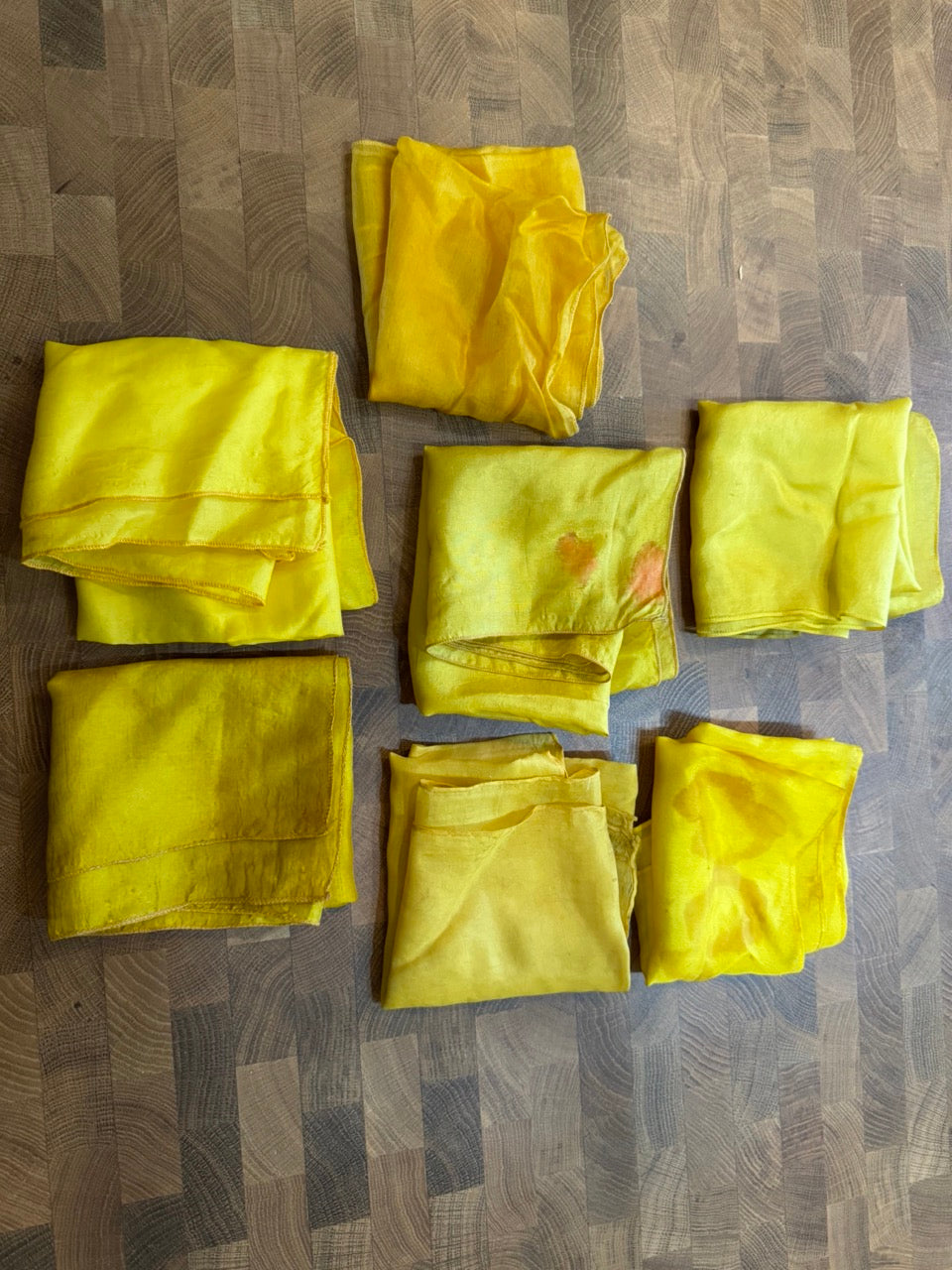 7 Yellow Silk Lot #7
