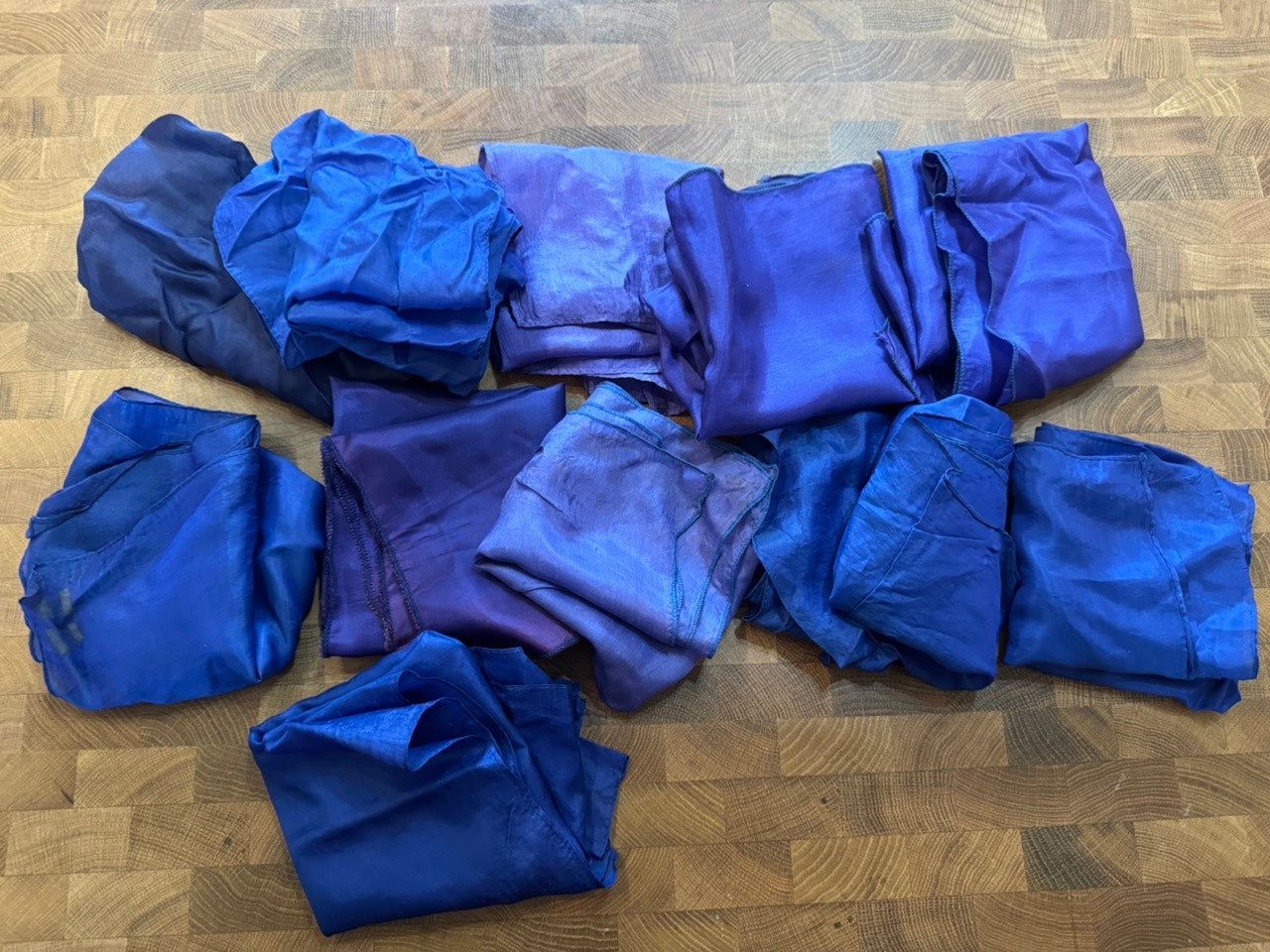 Blue Silk Lot