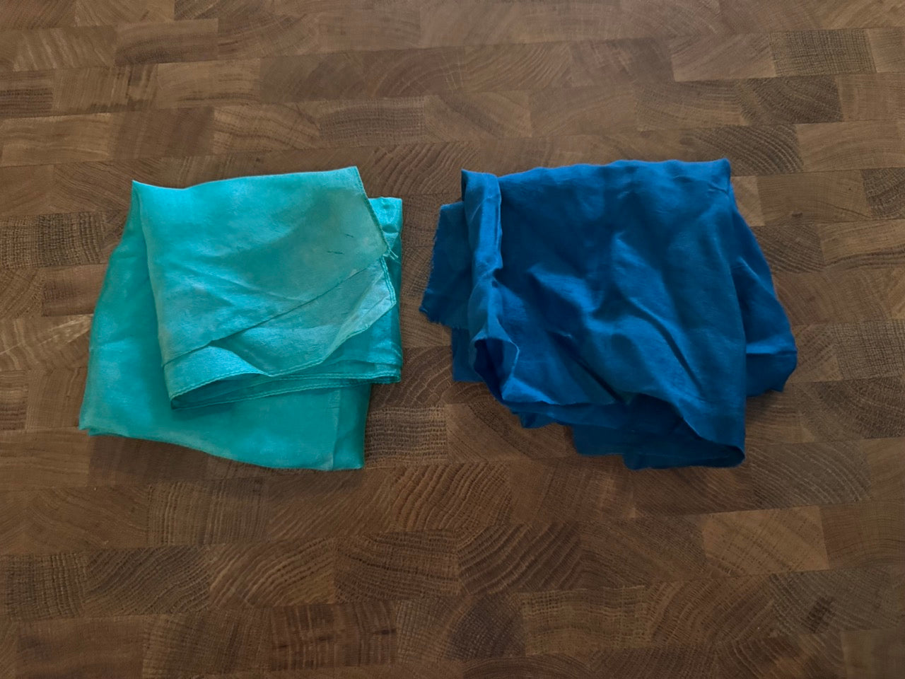 Teal Silk Lot