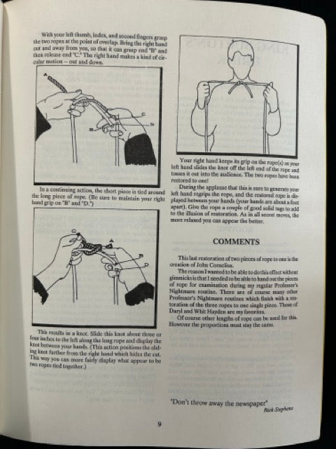 Mac King's First Lecture Notes