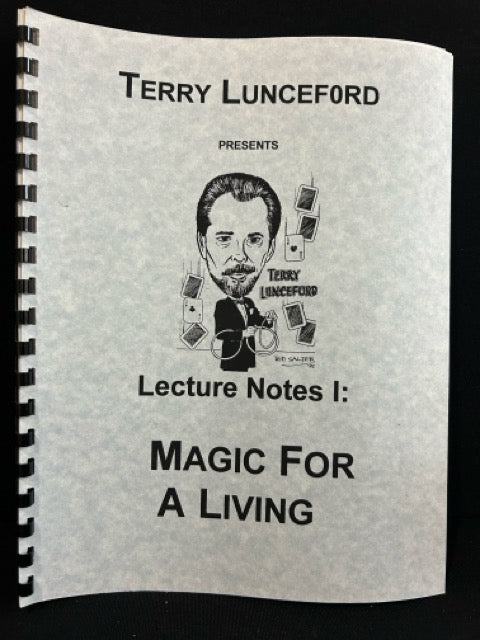 Terry Lunceford "Magic For A Living" Lecture Notes (3 Items)