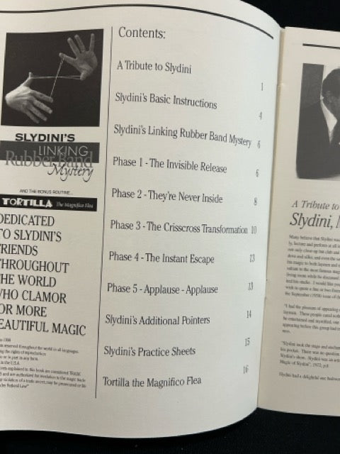 Slydini's Linking Rubber Band Mystery - Alma M. Richie
