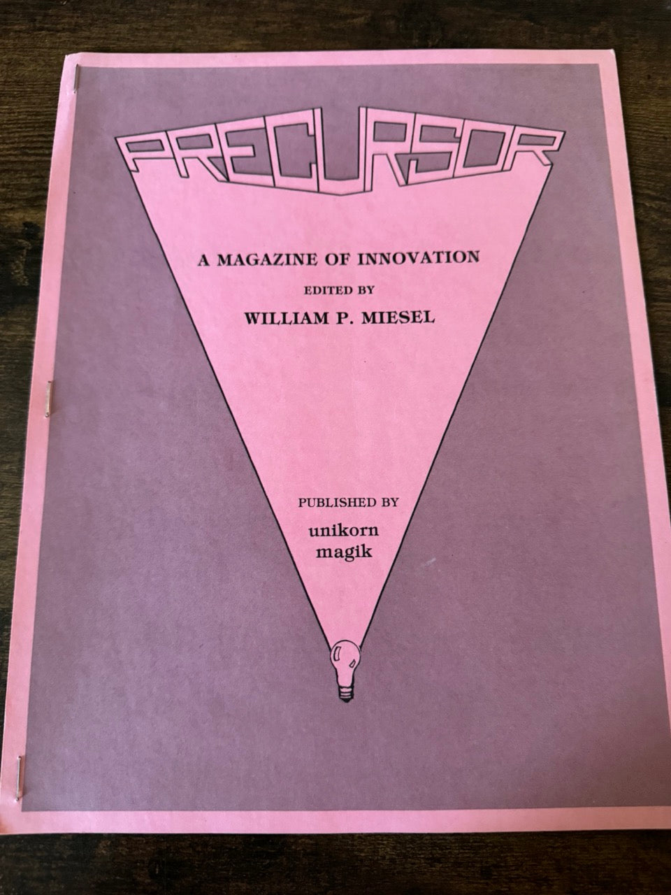 Precursor #4 - William P. Miesel