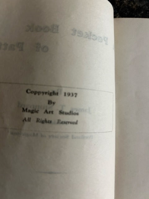 Pocket Book of Patter - Jimmy Stoppard
