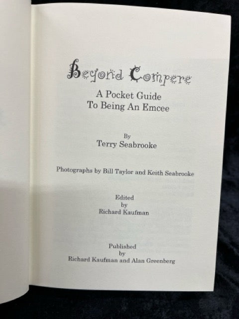 Beyond Compere - Terry Seabrooke - SIGNED