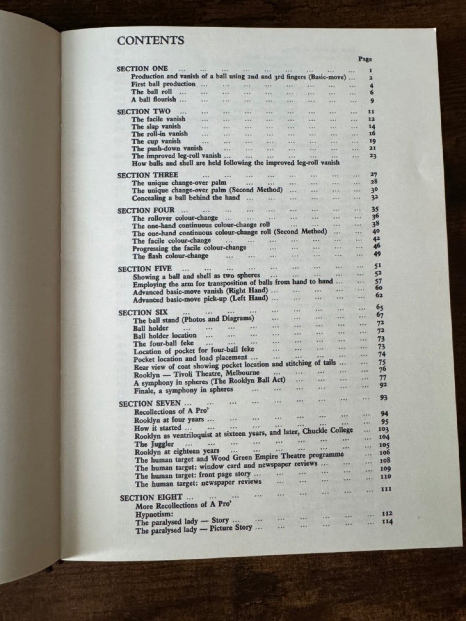 Spherical Sorcery & Recollections of a Pro' - Maurice Rooklyn