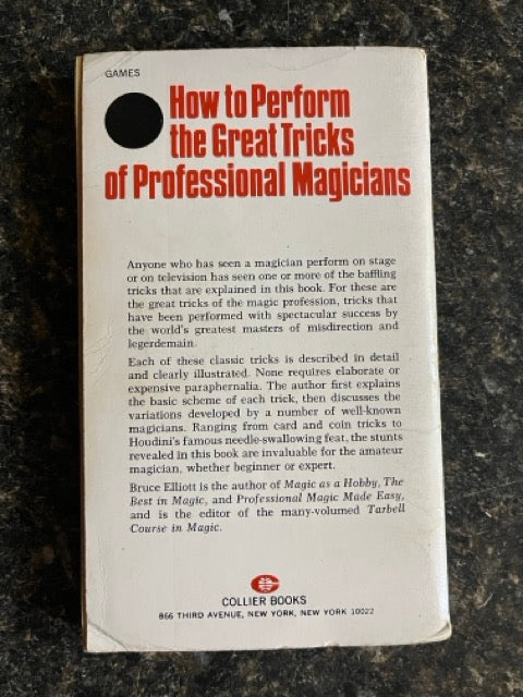 Great Secrets of the Master Magicians - Bruce Elliott