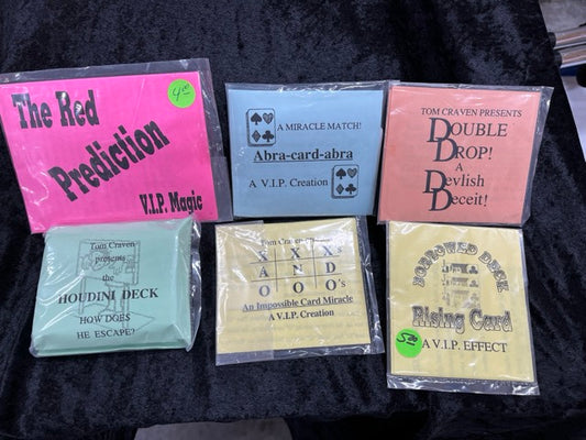 Lot 1 Tom Craven Packet Trick (6 effects)(TC 10)