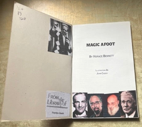 Magic Afoot (Stand Up Magic Routines) - Horace Bennett