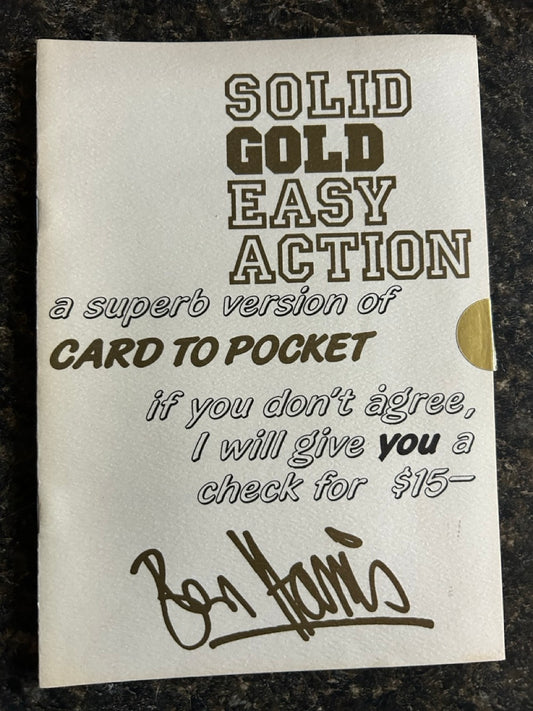 Solid Gold Easy Action (Card to Pocket) - Ben Harris