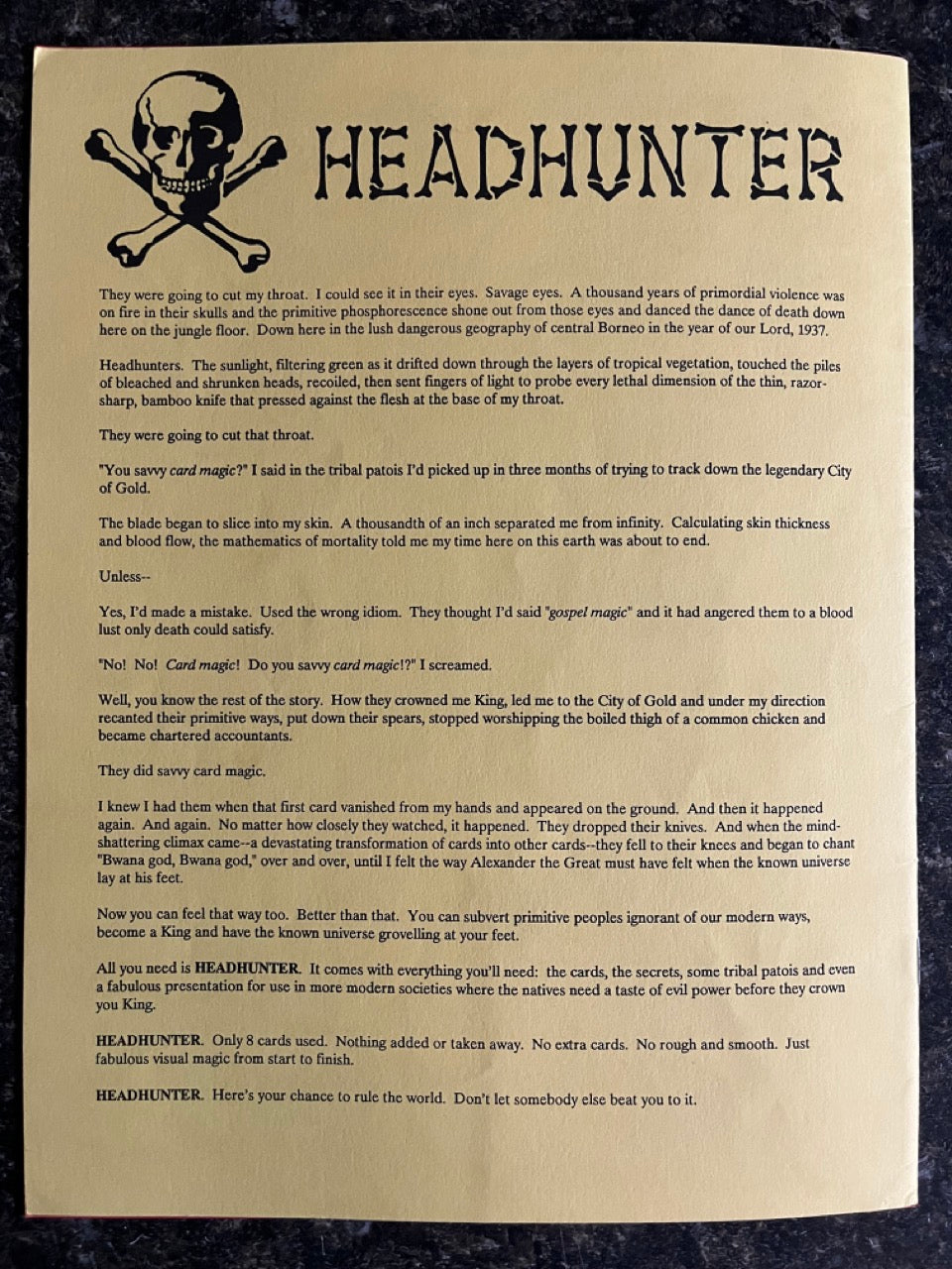 Headhunter - Bob Farmer