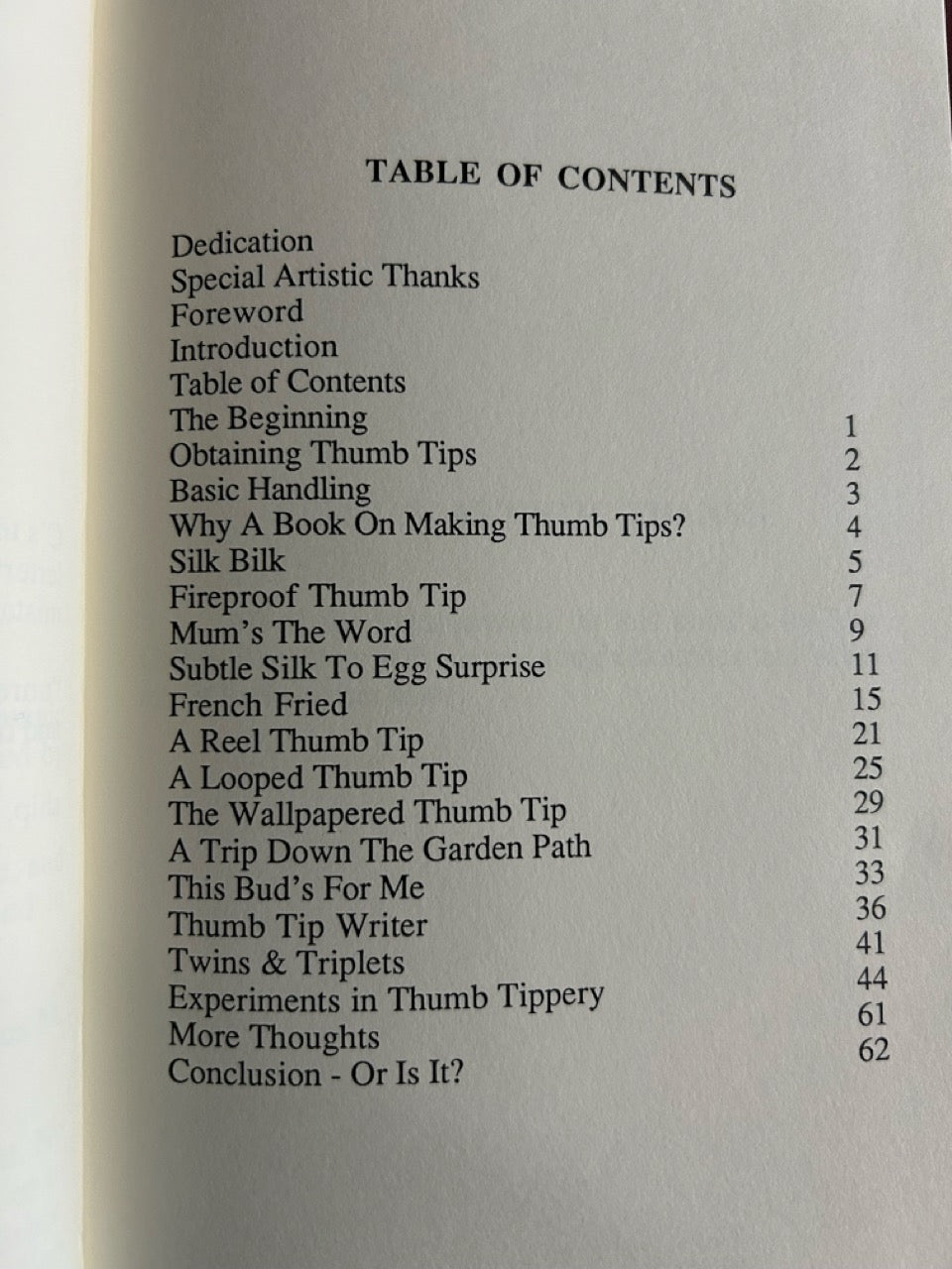Dusheck's Thumb Tip Magic - Steve Dusheck