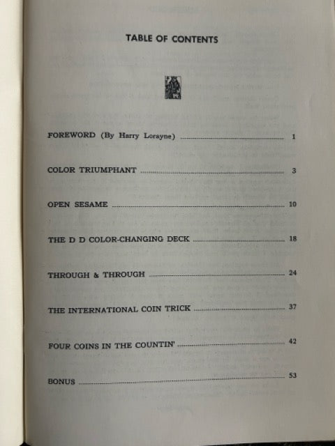 Dingle's Deceptions with Cards and Coins - Harry Lorayne