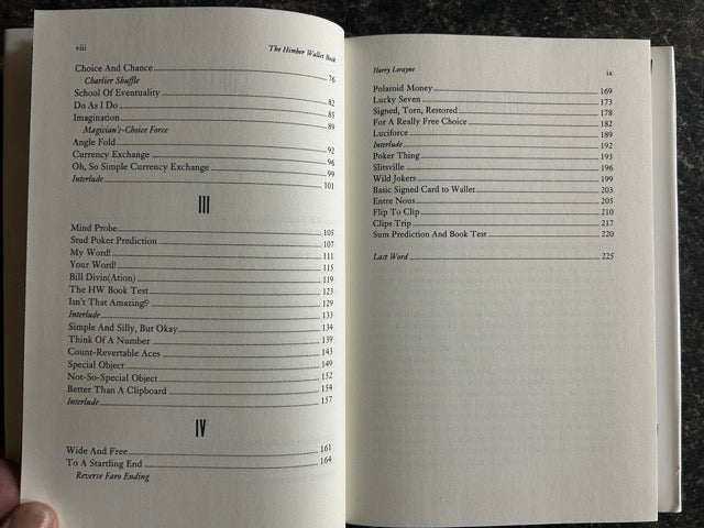 The Himber Wallet Book - Harry Lorayne