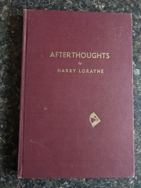 Afterthoughts - Harry Lorayne