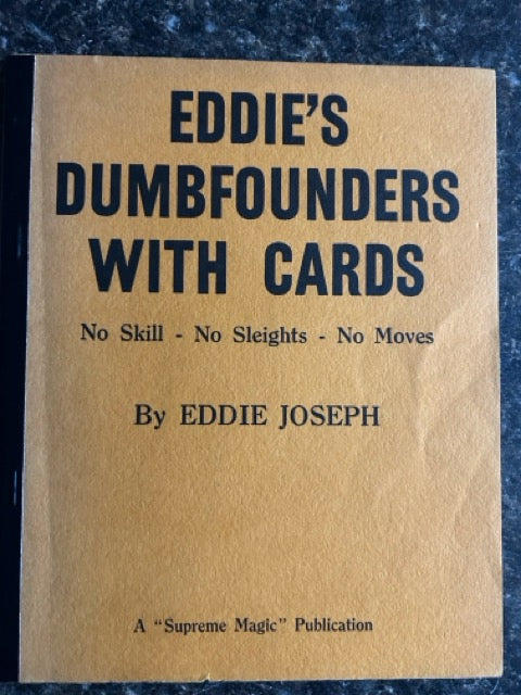 Eddie's Dumbfounders with Cards - Eddie Joesph