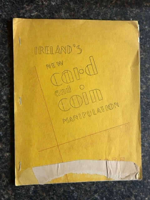 Ireland's New Card And Coin Manipulation 1935 - L.L. Ireland