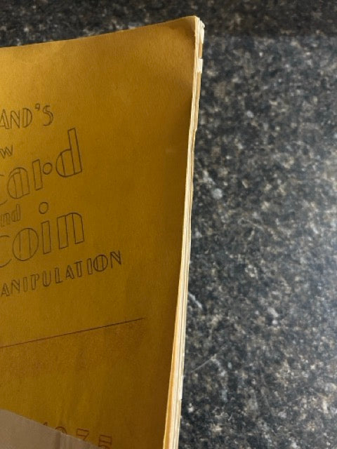 Ireland's New Card And Coin Manipulation 1935 - L.L. Ireland