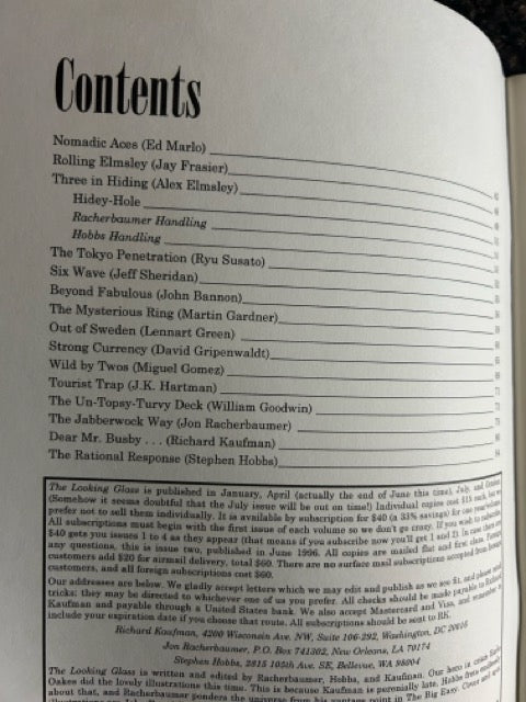 The Looking Glass - Richard Kaufman (2 issues)