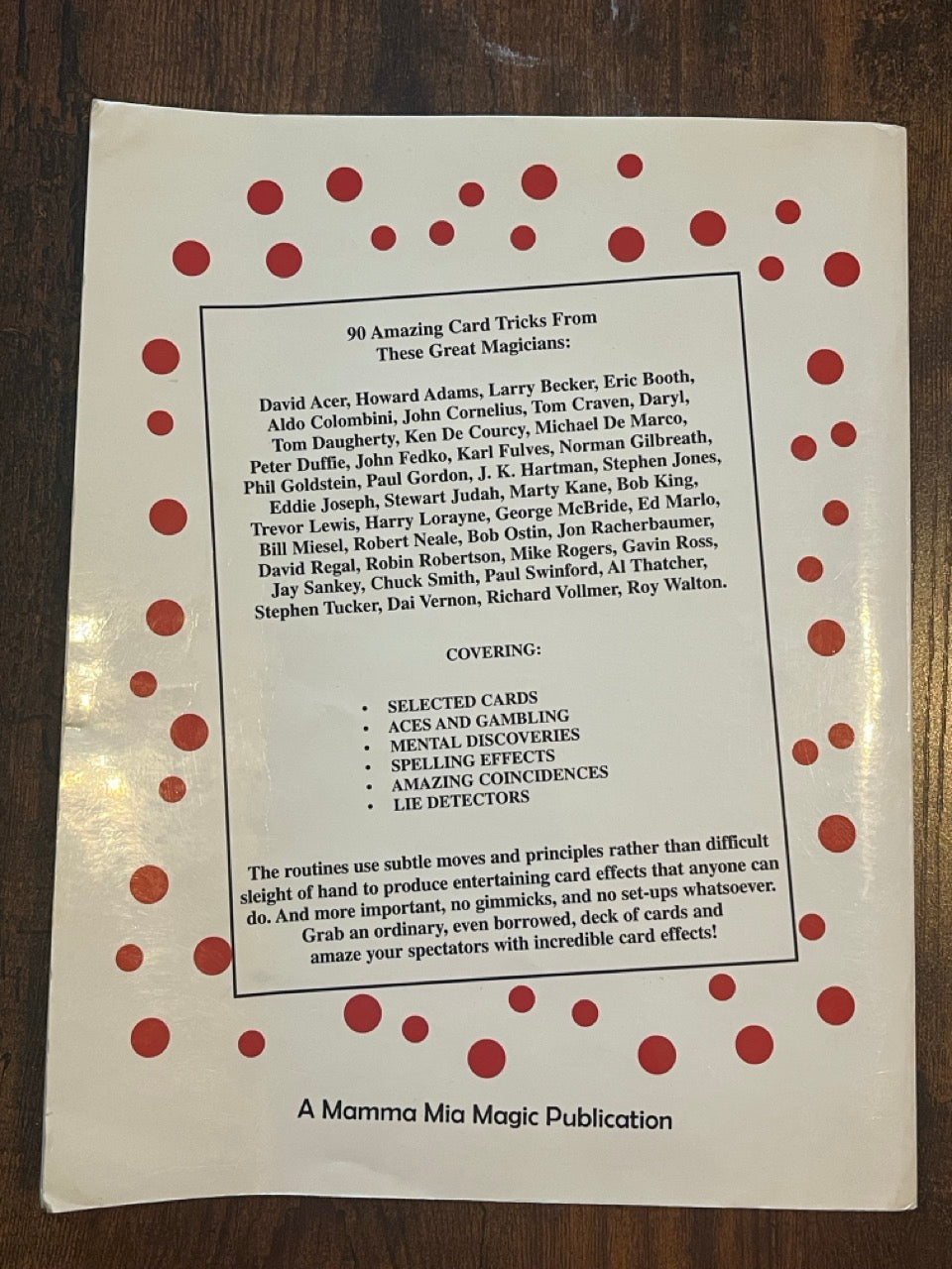 Impromptu Card Magic - Aldo Colombini