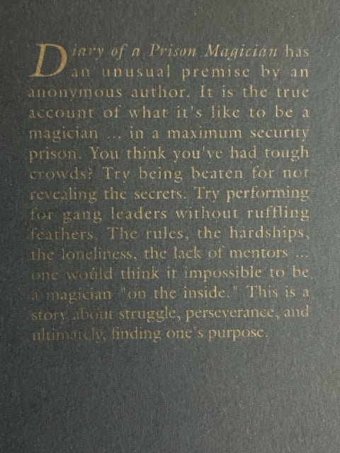 Astonishing Essays #3 - Diary of a Prison Magician