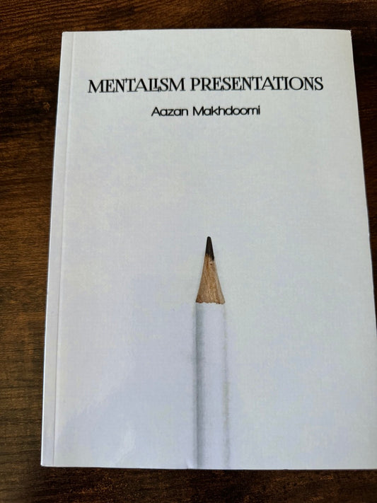 Mentalism Presentations - Aazan Makhdoomi