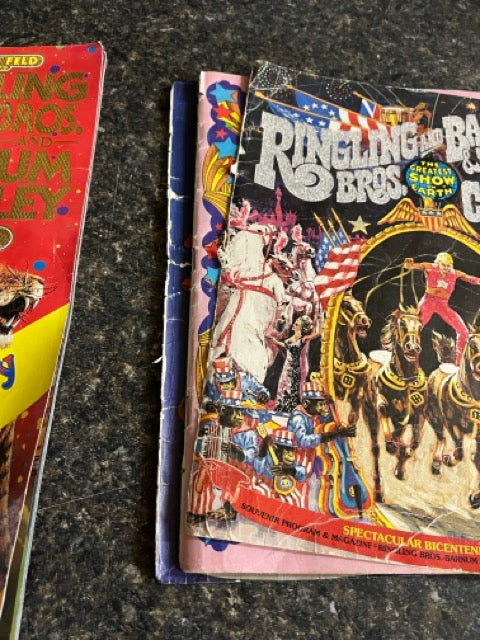 2 Ringling Brothers Circus Programs