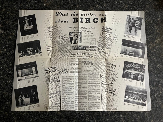 America's Master Magician Birch Advertisement