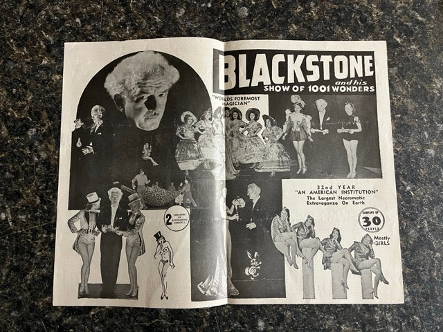 Blackstone Playbill