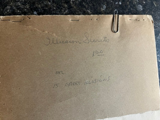 Illusion Secrets (15 Great Illusions) - U.F. Grant