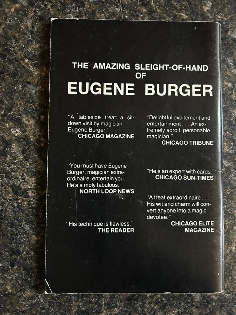 Secrets and Mysteries for the Close-Up Entertainer - Eugene Burger - SIGNED