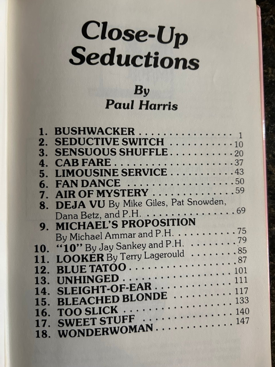 Close-Up Seductions - Paul Harris (used)