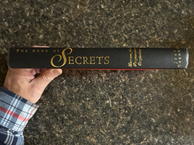 The Book Of Secrets - John Carney - SIGNED