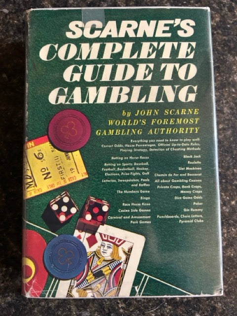 Scarne's Complete Guide to Gambling - John Scarne (HC w/dj)