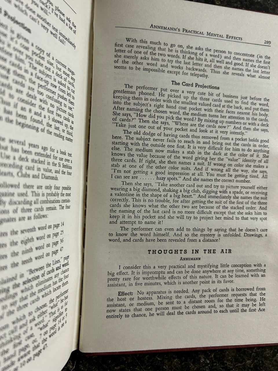 Annemann's Practical Mental Effects - Annemann