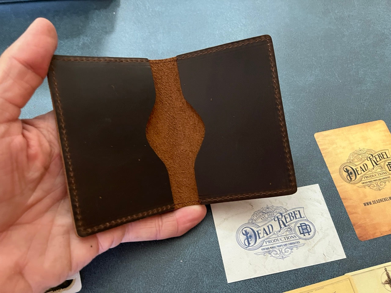 Dr Nevin’s Psychic Testing ESP Cards And 2-Sided Leather Card Wallet