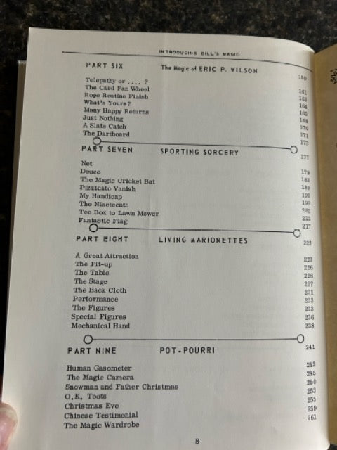 Introducing Bill's Magic - W.G. Stickland