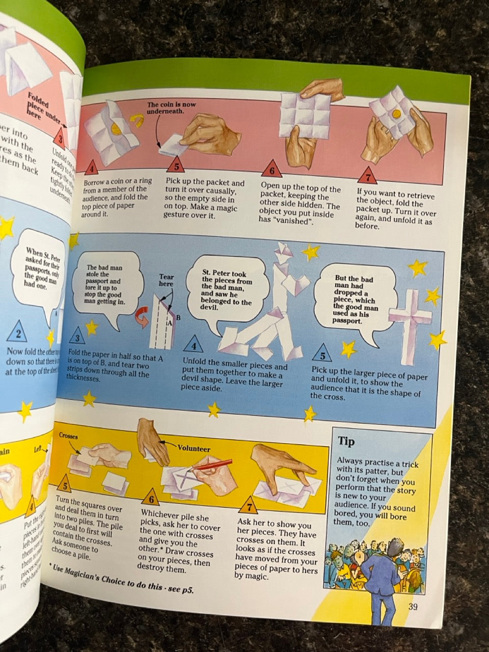 The Usborne Book of Magic Tricks- Rebecca Heddle & Ian Keabble