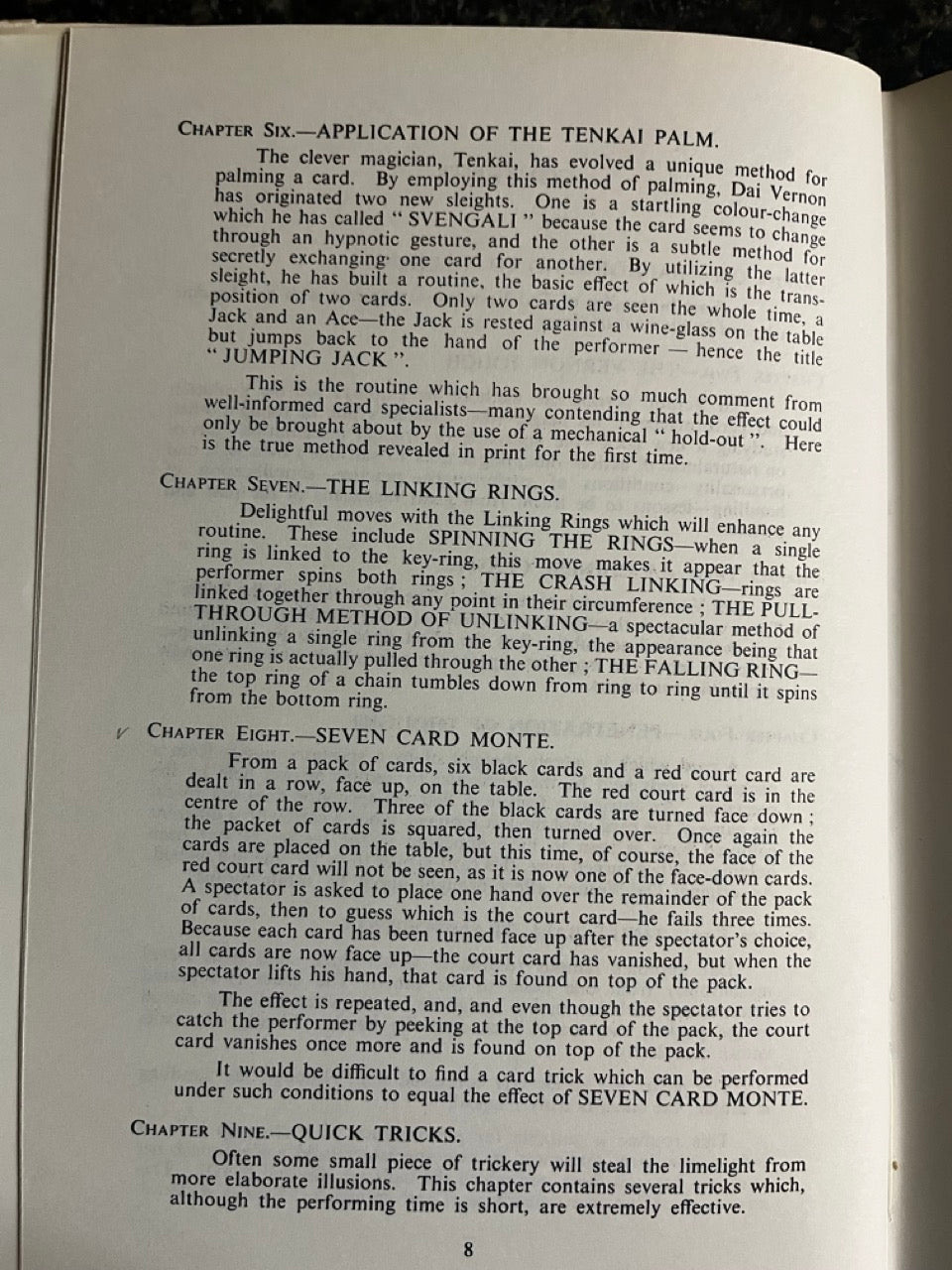 The Dai Vernon Book of Magic - Lewis Ganson