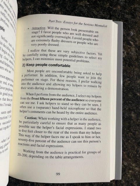 Mentalism Incorporated Vol. 2 - Chuck Hickok (2025 edition)