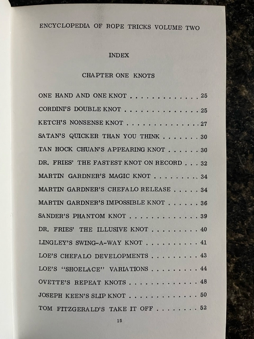 Abbott's Encyclopedia of Rope Tricks Vol.2 - Stewart James