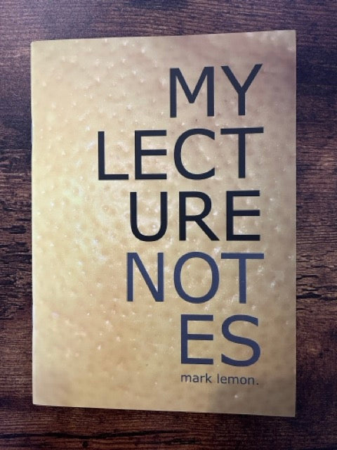 My Lecture Notes - Mark Lemon