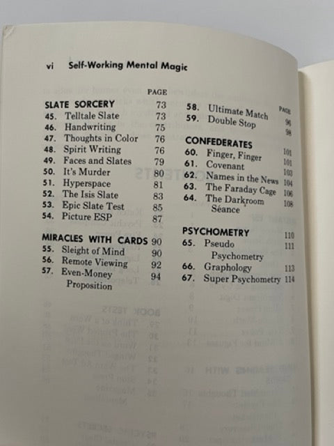 Self-Working Mental Magic - Karl Fulves