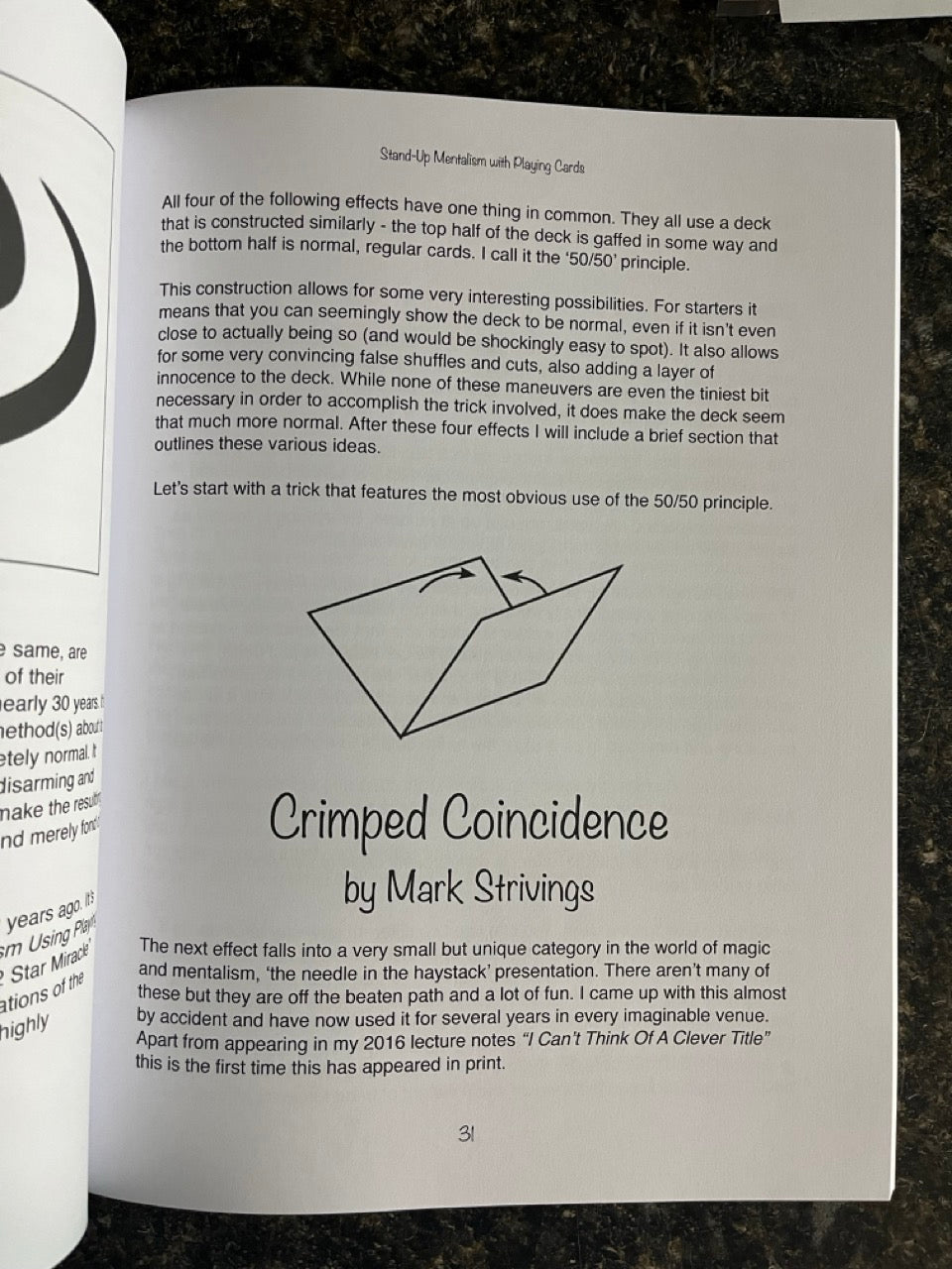 Stand-Up Mentalism with Playing Cards - Mark Strivings