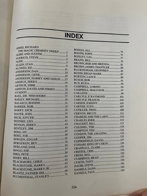 The Magic Castle Walls of Fame - Ted Salter/Nielsen Magic